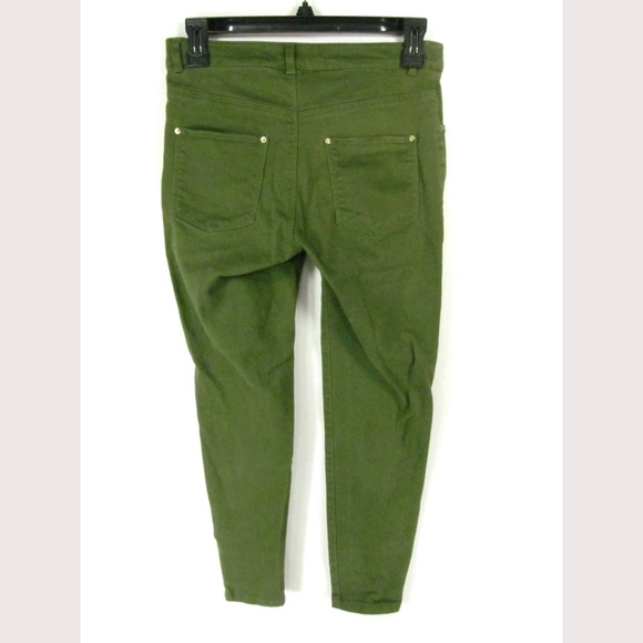 H&M Conscious Collection Jeans Size 4 Green - Picture 5 of 6